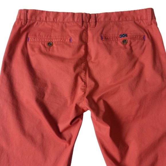 Mens Size W38 L30 Chinos Burnt Orange Immaculate - Picture 4 of 9